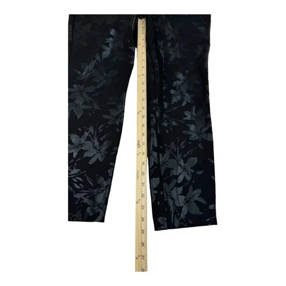 Soft Surroundings Twilight Floral Metallic Leggings - Picture 10 of 10